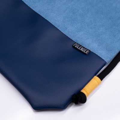 Navy blue drawstring bag by Polender